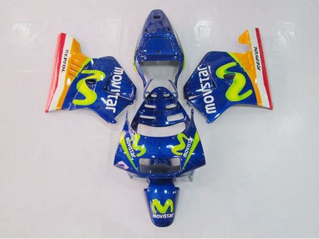 Blau Grün Honda NSR 250 MC28 P4 1994-1996 Motorrad Verkleidungen