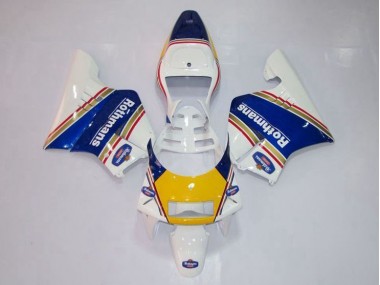 Gelb Weiß Blau Honda NSR 250 MC28 P4 1994-1996 Motorrad Verkleidungen