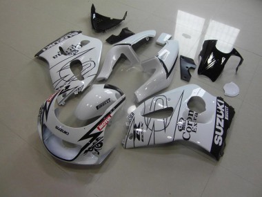 Weiß Corona Suzuki GSXR 600 1996-2000 Motorrad Verkleidungen
