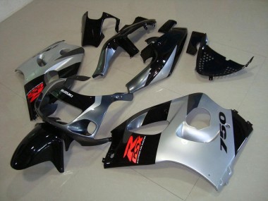 Silber Suzuki GSXR 600 1996-2000 Motorrad Verkleidungen