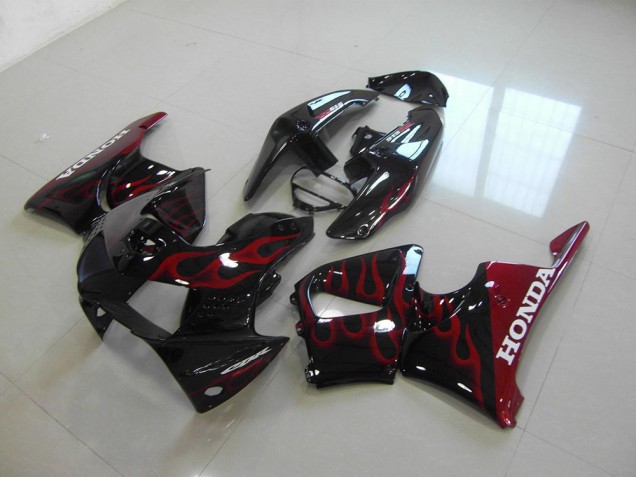 Schwarz Rot Honda CBR 900 RR 919 1998-1999 Motorrad Verkleidung