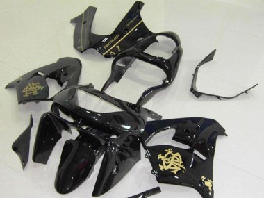 Schwarz JW Kawasaki ZX9R 1998-1999 Motorrad Verkleidungen