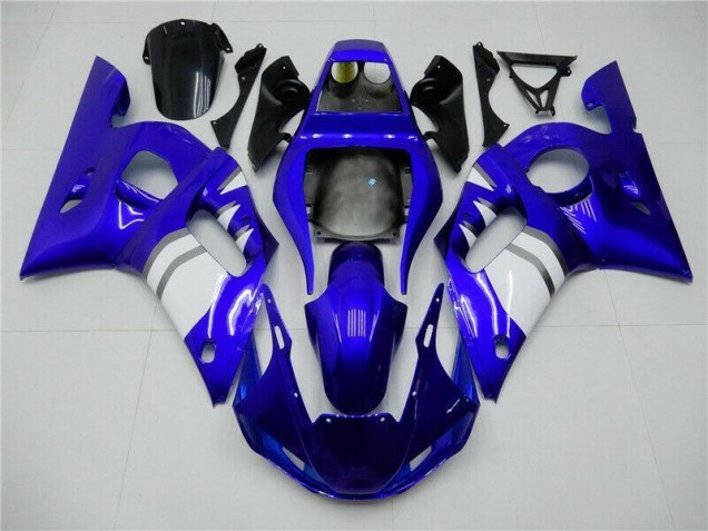 Blau Weiß Yamaha R6 1998-2002 Motorrad Verkleidung