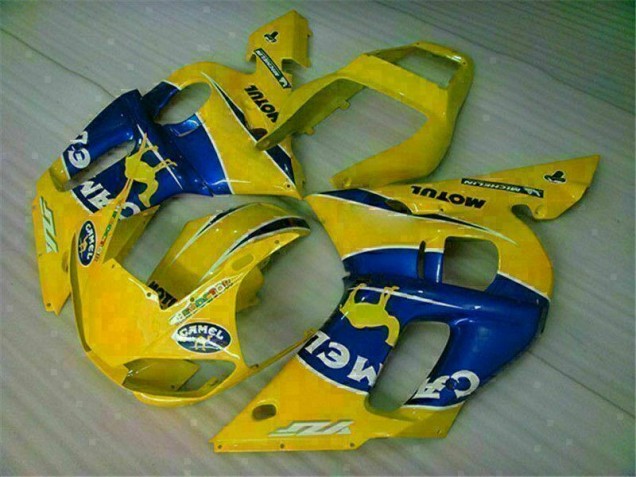 Gelb Blau Yamaha R6 1998-2002 Motorrad Vollverkleidung Gelb Blau Yamaha R6 1998-2002 Motorrad Vollverkleidung