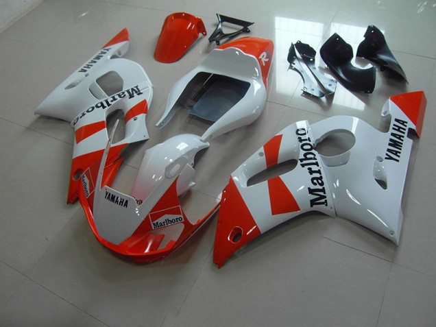 Weiß Rot Marlboro Yamaha R6 1998-2002 Motorrad Verkleidungen Weiß Rot Marlboro Yamaha R6 1998-2002 Motorrad Verkleidungen