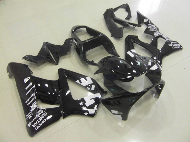 Glänzend Schwarz mit Stern Honda CBR 900 RR 929 2000-2001 Motorrad Verkleidungen Glänzend Schwarz mit Stern Honda CBR 900 RR 929 2000-2001 Motorrad Verkleidungen