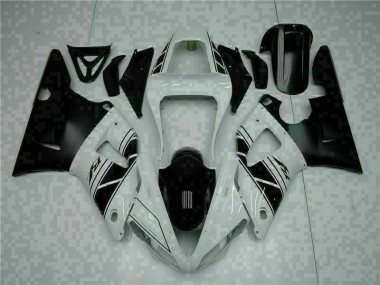Weiß Yamaha R1 2000-2001 Motorrad Verkleidungen