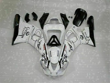 Weiß Yamaha R1 2000-2001 Motorrad Vollverkleidung