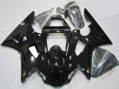 Glänzend Schwarz Yamaha R1 2000-2001 Motorrad Verkleidungen