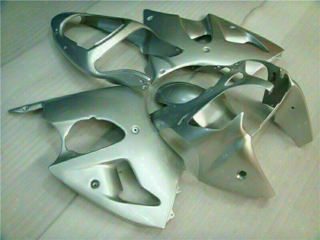 Silber Kawasaki ZX6R 2000-2002 Motorrad Verkleidungen Silber Kawasaki ZX6R 2000-2002 Motorrad Verkleidungen