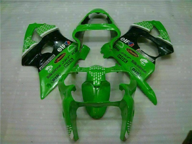 Grün Schwarz Kawasaki ZX6R 2000-2002 Motorrad Verkleidungen & Plastik Grün Schwarz Kawasaki ZX6R 2000-2002 Motorrad Verkleidungen & Plastik