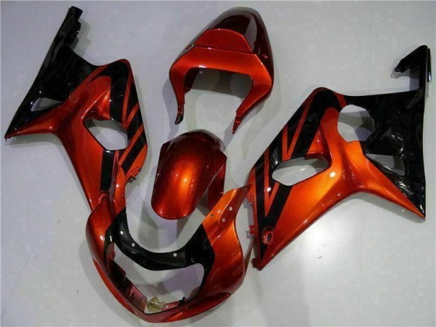 Orange Schwarz Suzuki GSXR 1000 K1 2000-2002 Motorrad Verkleidungen Orange Schwarz Suzuki GSXR 1000 K1 2000-2002 Motorrad Verkleidungen