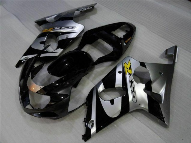 Silber Schwarz Suzuki GSXR 1000 K1 2000-2002 Motorrad Verkleidungen