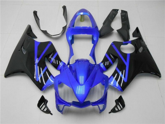 Blau Schwarz Honda CBR 600 F4i 2001-2003 Motorrad Verkleidung