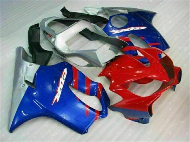 Blau Rot Honda CBR 600 F4i 2001-2003 Motorrad Verkleidungen