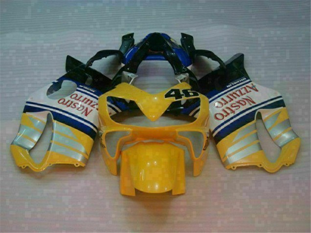 Gelb Silber Nastro Azzurro Honda CBR 600 F4i 2001-2003 Motorrad Verkleidungen Gelb Silber Nastro Azzurro Honda CBR 600 F4i 2001-2003 Motorrad Verkleidungen