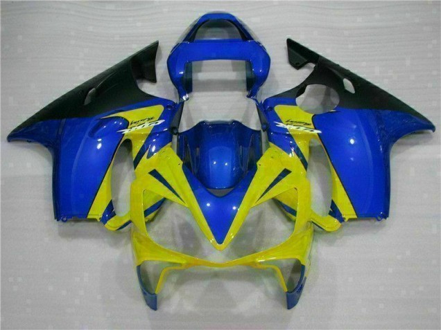 Gelb Blau Honda CBR 600 F4i 2001-2003 Motorrad Verkleidungen Gelb Blau Honda CBR 600 F4i 2001-2003 Motorrad Verkleidungen