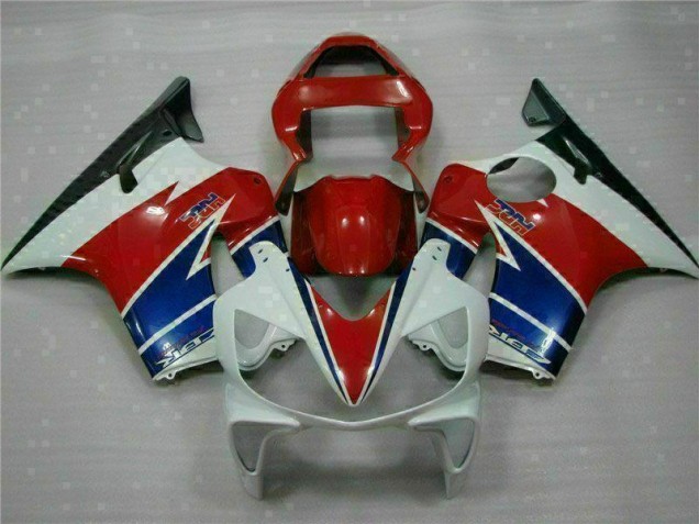 Rot Weiß Blau Honda CBR 600 F4i 2001-2003 Motorrad Verkleidungen