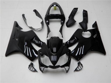 Glänzend Schwarz Honda CBR 600 F4i 2001-2003 Motorrad Verkleidungen