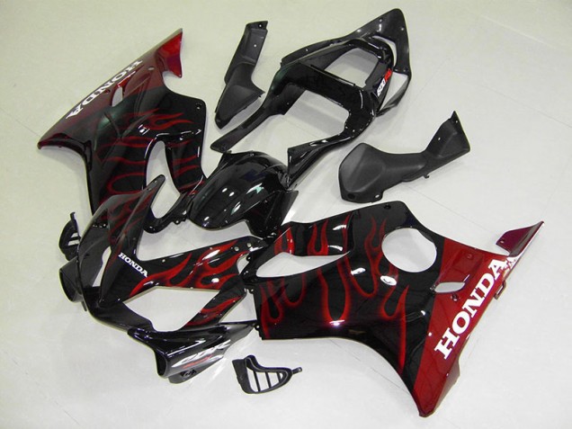 Rot Flamme Honda CBR 600 F4i 2001-2003 Motorrad Verkleidung Rot Flamme Honda CBR 600 F4i 2001-2003 Motorrad Verkleidung