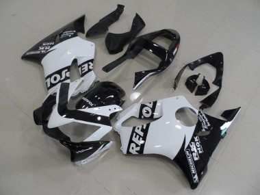 Weiß Repsol Honda CBR 600 F4i 2001-2003 Motorrad Verkleidungen