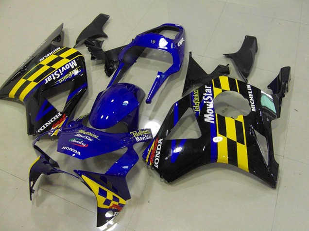 Blaus Movistar Honda CBR 900 RR 954 2002-2003 Motorrad Verkleidungen