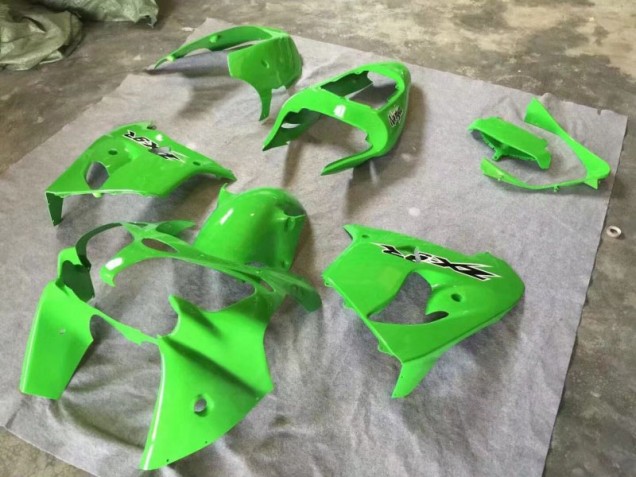 Grün Kawasaki ZX9R 2002-2003 Motorrad Verkleidungen Grün Kawasaki ZX9R 2002-2003 Motorrad Verkleidungen