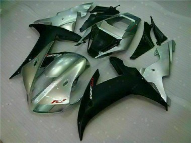 Silber Schwarz Yamaha R1 2002-2003 Motorrad Verkleidungen