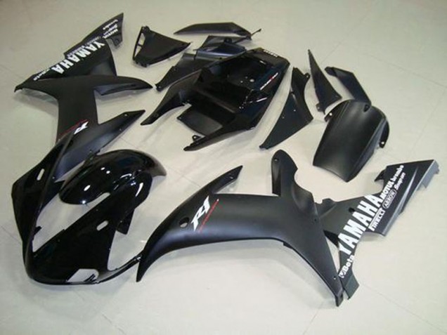 Matt SchwarzWeiß Yamaha R1 2002-2003 Motorrad Verkleidungen Matt SchwarzWeiß Yamaha R1 2002-2003 Motorrad Verkleidungen