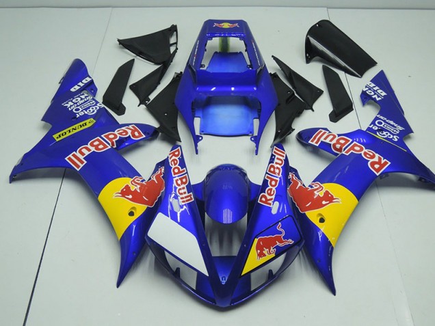 Rot Bull Yamaha R1 2002-2003 Motorrad Verkleidungen Rot Bull Yamaha R1 2002-2003 Motorrad Verkleidungen