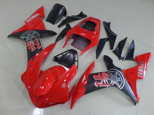 Mattrot Yamaha R1 2002-2003 Motorrad Verkleidungen