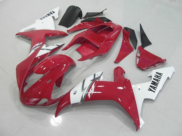 Rot Weiß Yamaha R1 2002-2003 Motorrad Verkleidungen Rot Weiß Yamaha R1 2002-2003 Motorrad Verkleidungen