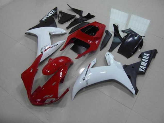 Rot Weiß Schwarz Yamaha R1 2002-2003 Motorrad Verkleidungen Rot Weiß Schwarz Yamaha R1 2002-2003 Motorrad Verkleidungen