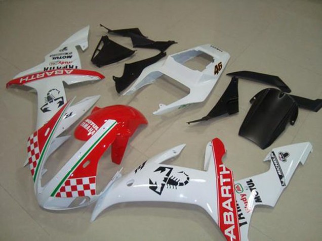 Rot Weiß Flag Yamaha R1 2002-2003 Motorrad Verkleidungen Rot Weiß Flag Yamaha R1 2002-2003 Motorrad Verkleidungen