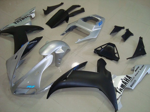Silber Blau Yamaha R1 2002-2003 Motorrad Verkleidungen Silber Blau Yamaha R1 2002-2003 Motorrad Verkleidungen