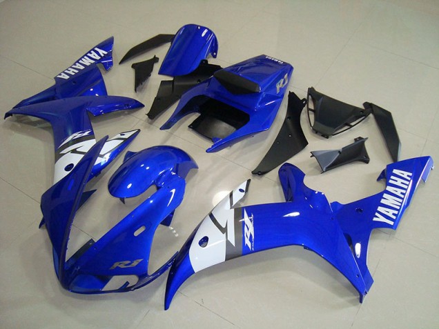 Weiß Blau Yamaha R1 2002-2003 Motorrad Verkleidungen Weiß Blau Yamaha R1 2002-2003 Motorrad Verkleidungen