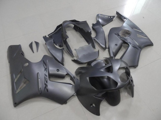 Mattgrau Kawasaki ZX12R 2002-2006 Motorrad Verkleidungen Mattgrau Kawasaki ZX12R 2002-2006 Motorrad Verkleidungen