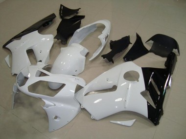 Weiß Schwarz Kawasaki ZX12R 2002-2006 Motorrad Verkleidungen
