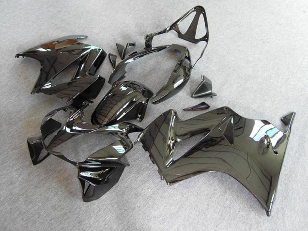 Schwarz Honda VFR 800 2002-2013 Motorrad Verkleidungen Schwarz Honda VFR 800 2002-2013 Motorrad Verkleidungen
