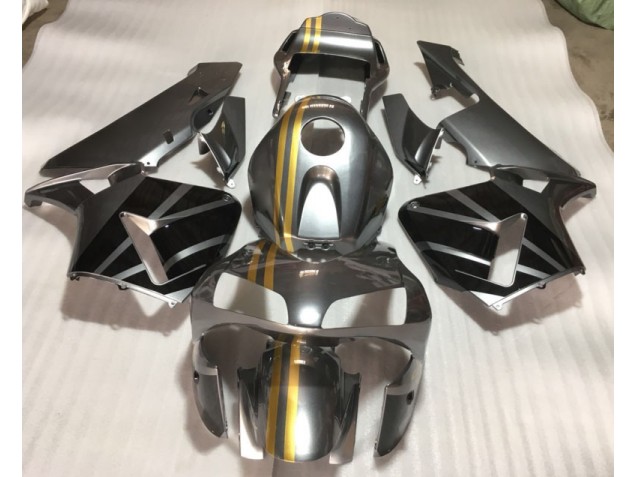 Silber Gold Schwarz Honda CBR 600 RR 2003-2004 Motorrad Verkleidungen