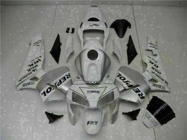 Weiß Repsol Honda CBR 600 RR 2003-2004 Motorrad Verkleidung