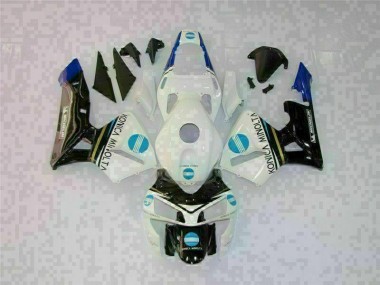 Weiß Schwarz Honda CBR 600 RR 2003-2004 Motorrad Vollverkleidung