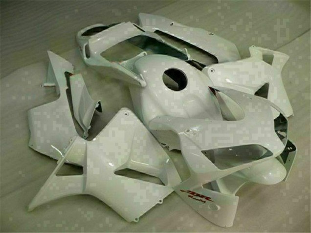 Weiß Honda CBR 600 RR 2003-2004 Motorradverkleidung Weiß Honda CBR 600 RR 2003-2004 Motorradverkleidung