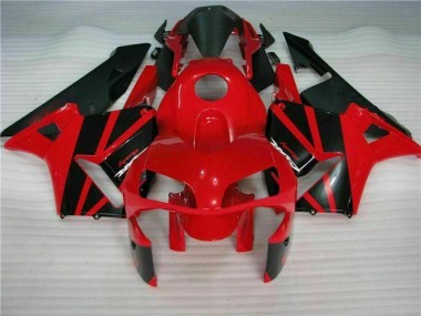 Rot Schwarz Honda CBR 600 RR 2003-2004 Motorrad Vollverkleidung