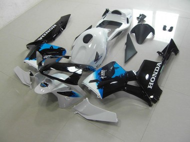 Weiß Schwarz Blau Honda CBR 600 RR 2003-2004 Motorrad Verkleidung