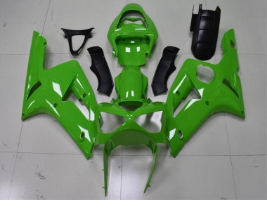 Grün Kawasaki ZX6R 2003-2004 Motorrad Verkleidung
