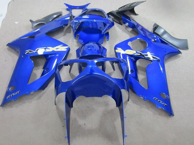 Blau 636 Kawasaki ZX6R 2003-2004 Motorrad Verkleidungen