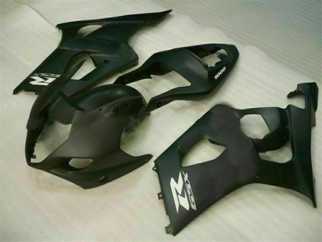 Matt Schwarz Suzuki GSXR 1000 K3 2003-2004 Motorrad Verkleidungen Matt Schwarz Suzuki GSXR 1000 K3 2003-2004 Motorrad Verkleidungen