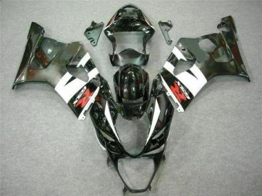 Weiß Schwarz Suzuki GSXR 1000 K3 2003-2004 Motorrad Verkleidungen & Plastik