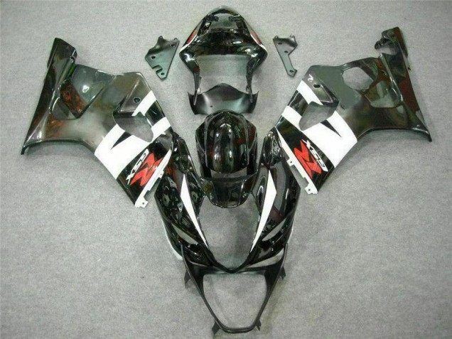 Weiß Schwarz Suzuki GSXR 1000 K3 2003-2004 Motorrad Verkleidungen & Plastik Weiß Schwarz Suzuki GSXR 1000 K3 2003-2004 Motorrad Verkleidungen & Plastik